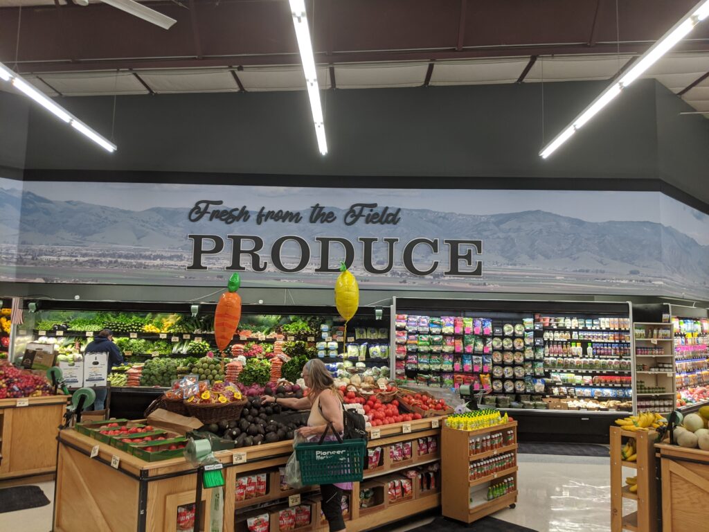 Produce section